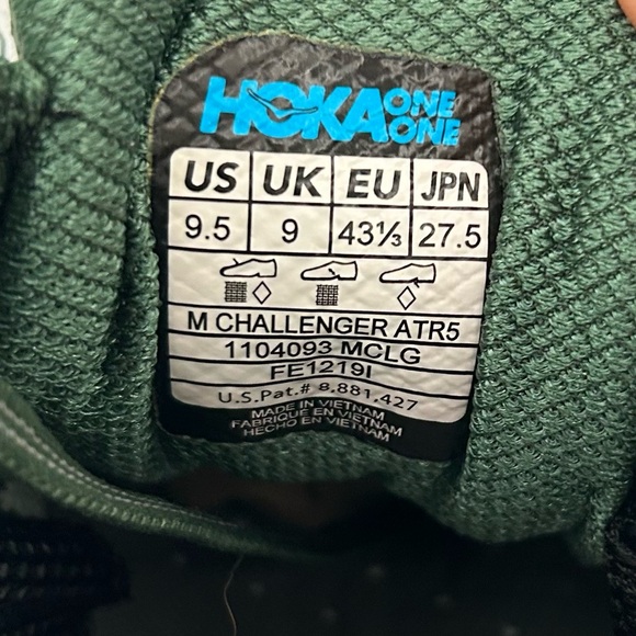 Hoka One One Challenger ATR 5 “Myrtle/Charcoal Grey" multi-surface performance - Picture 7 of 9